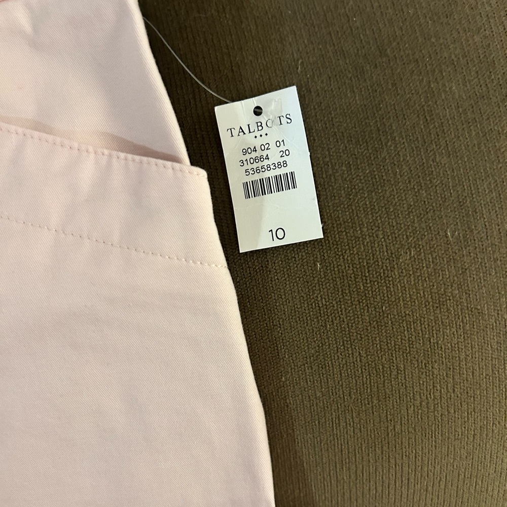 Talbots Light Pink Shorts Size 10 NWT - Picture 2 of 5